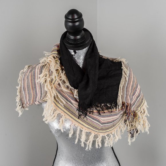 NWOT Vince Camuto Linen Cape Scarf - Picture 1 of 5
